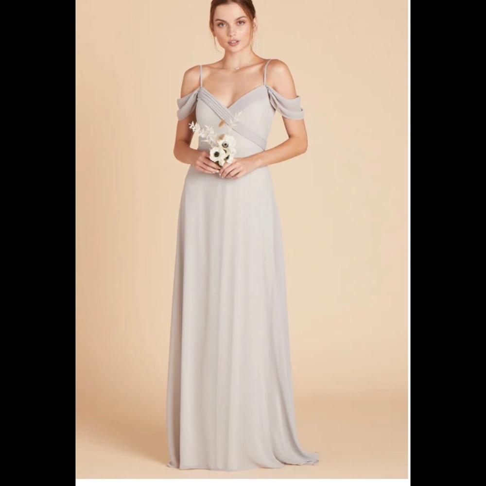 Spence Convertible Dress - Dove Gray Birdy Grey